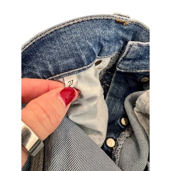 Boyish Jeans Dempsey Blue Clair’s Knee High Rise Straight Leg Jeans - Size 27 - Picture 3 of 9